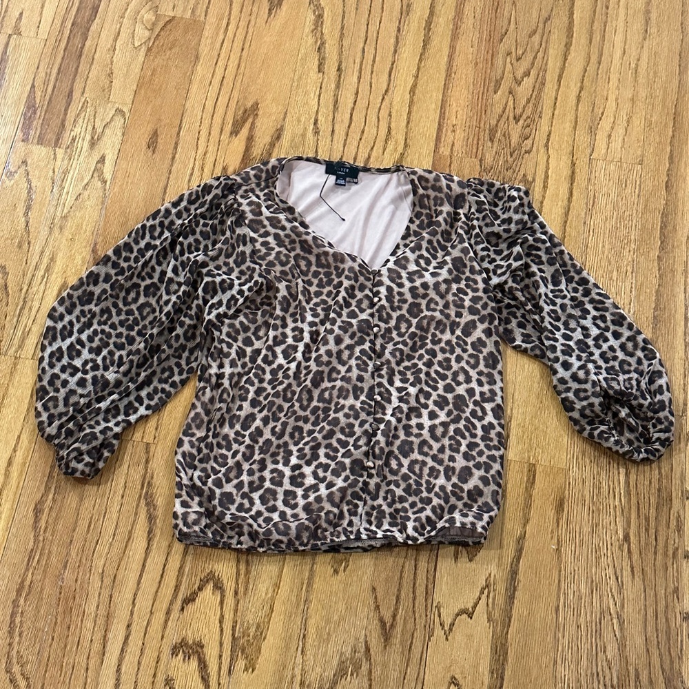 Leopard Print Blouse